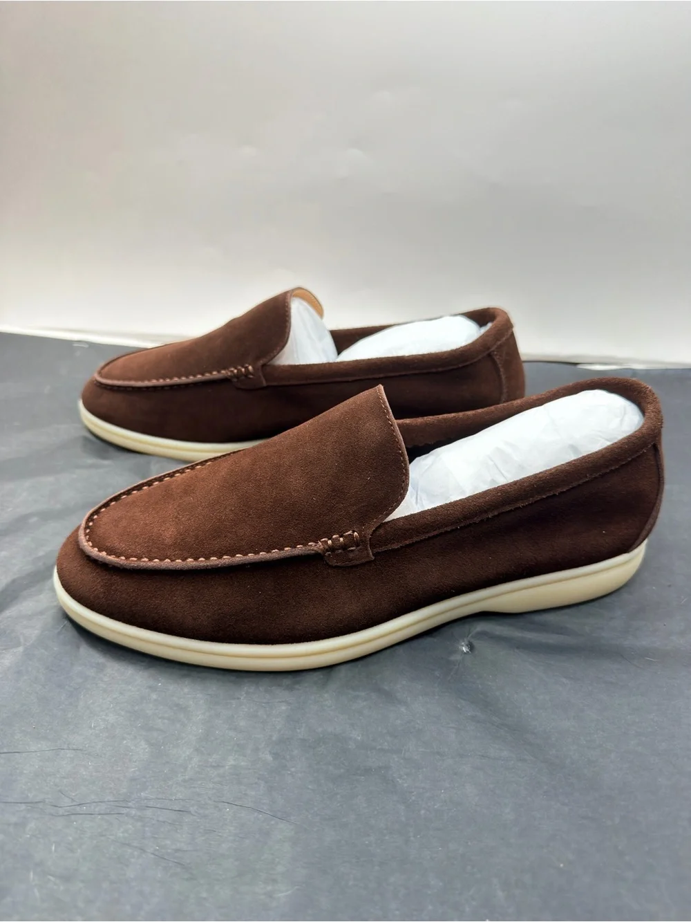 NIB Miramonti Chocolate Loafers